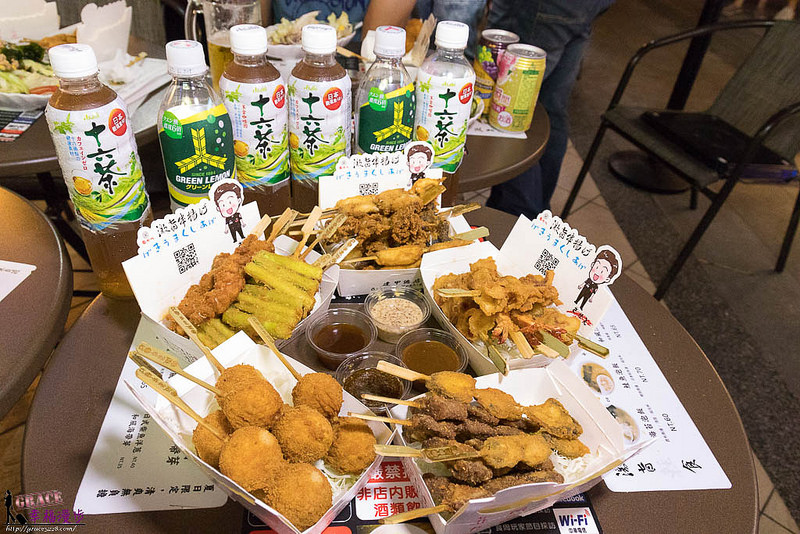 激旨燒鳥分店,逢甲夜市,逢甲激旨串揚げ @GRACE幸福漫步